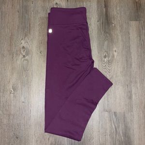 fabletics purple leggings